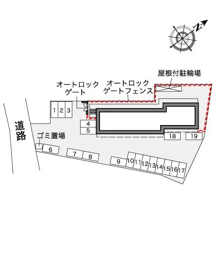 ★手数料０円★入間郡毛呂山町中央４丁目　月極駐車場（LP）